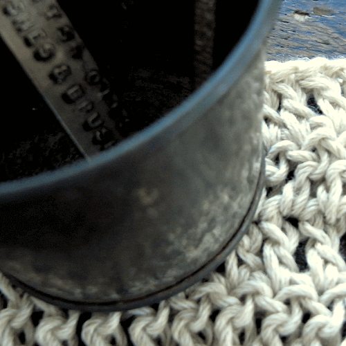 コースター（長編み）