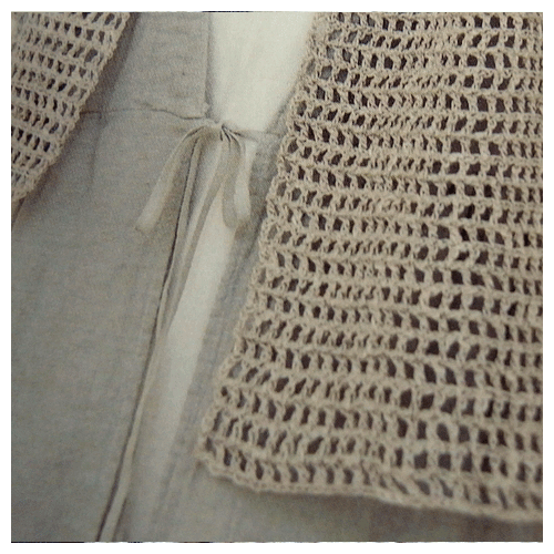 ストール（くさり編みと長編み・方眼編み）