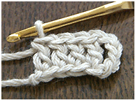 長編みの立ち上がり