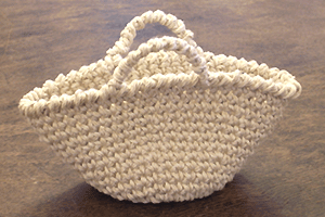 こま編みのバッグ：STEP 107/107