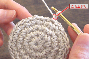 こま編みのバッグ：STEP 52/107