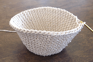 こま編みのバッグ：STEP 72/107